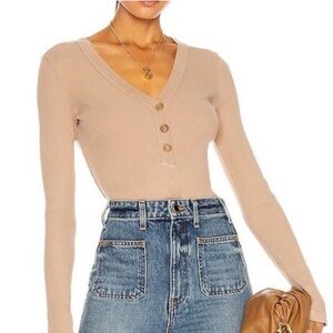 Citizens of Humanity Scarlett Henley in Nougat